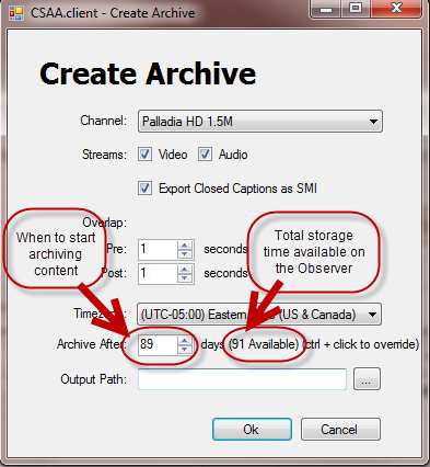 Figure: Archive After Configuration